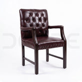 Classic Tufted Leather Visitor Chair - DCORE
