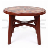 Radial Pattern Pedestal Table - DCORE