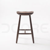 Premium Walnut Wood Bar Stool - DCORE