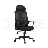 High-Back Mesh Office Chair with Headrest - DCORE