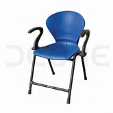 ErgoFlex Cobalt Blue Accent Chair with Armrests - DCORE