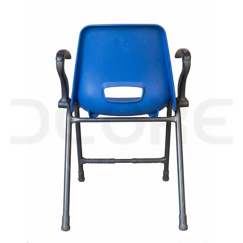 Ergonomic Blue Task Chair with Contoured Armrests - DCORE