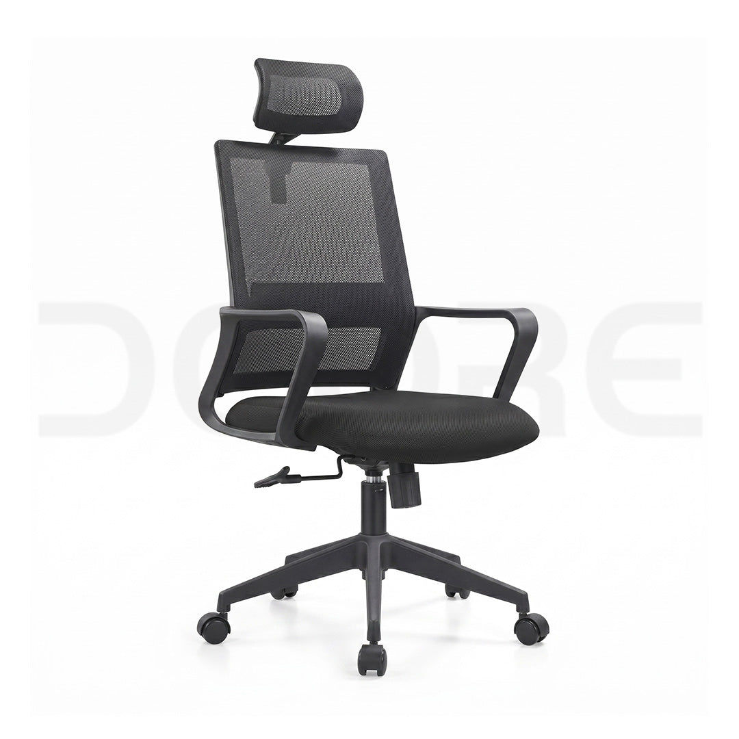 Ergonomic Mesh Office Chair with Adjustable Headrest - DCORE