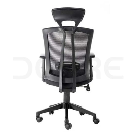 Ergonomic Mesh High-Back Office Chair with Adjustable Headrest - DCORE