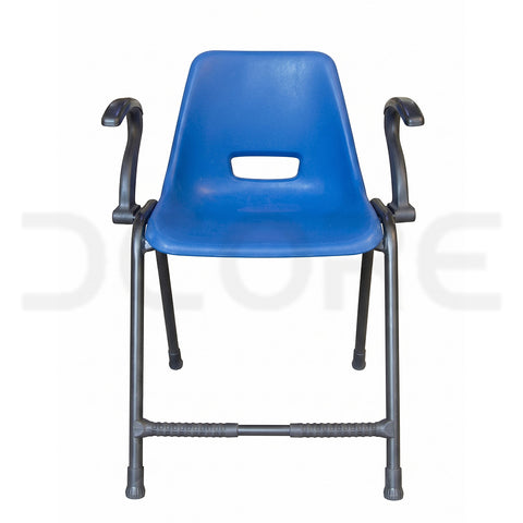 Ergonomic Blue Task Chair with Contoured Armrests - DCORE