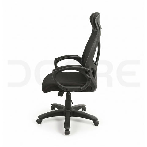 High-Back Mesh Ergonomic Office Chair with Headrest - DCORE
