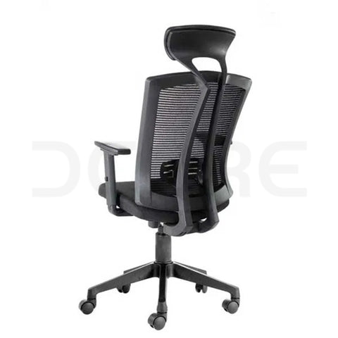 Ergonomic Mesh High-Back Office Chair with Adjustable Headrest - DCORE
