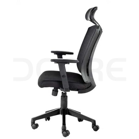 Ergonomic Mesh High-Back Office Chair with Adjustable Headrest - DCORE