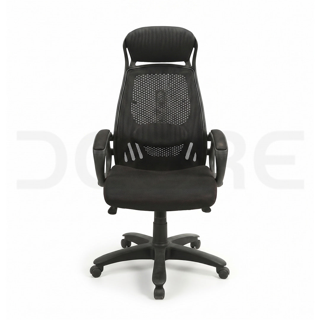 High-Back Mesh Ergonomic Office Chair with Headrest - DCORE