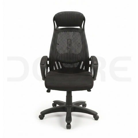 High-Back Mesh Ergonomic Office Chair with Headrest - DCORE