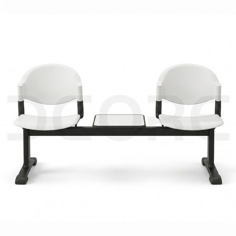 Modern Dual-Seater Waiting Room Bench - DCORE