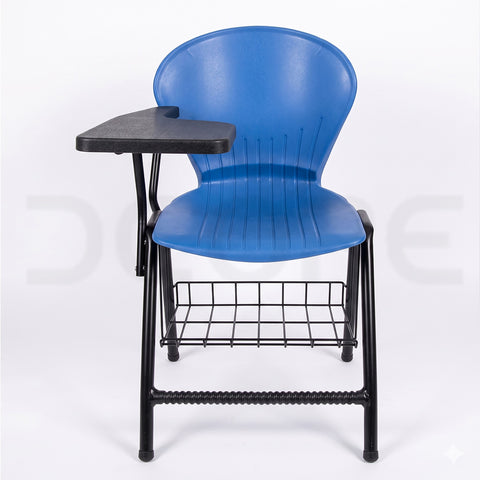 Study Chair with Writing Pad & Storage Basket - DCORE