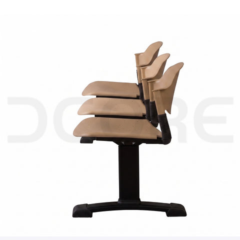 Modern 3-Seater Public Waiting Area Bench - DCORE