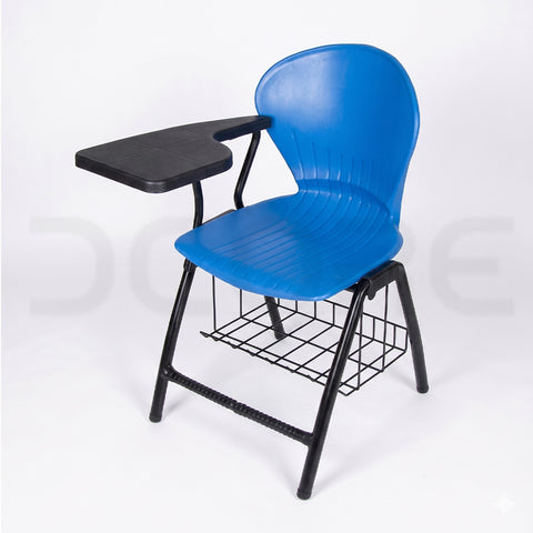 Study Chair with Writing Pad & Storage Basket - DCORE