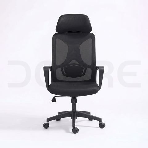 High-Back Mesh Office Chair with Headrest - DCORE
