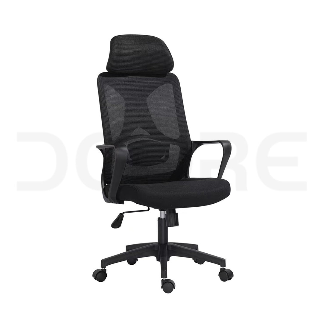 High-Back Mesh Office Chair with Headrest - DCORE