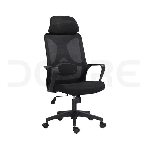 High-Back Mesh Office Chair with Headrest - DCORE