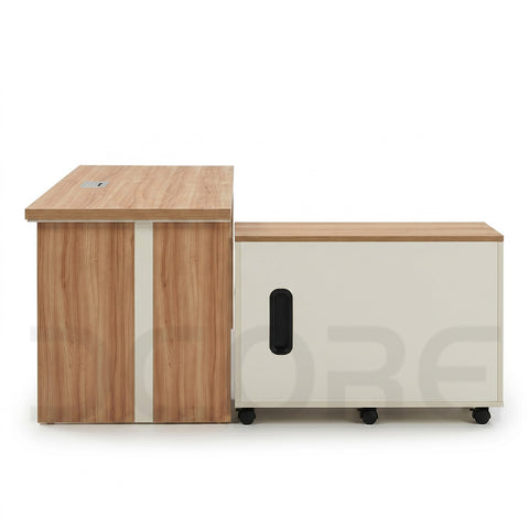 Professional Managerial L-Shaped Table - DCORE