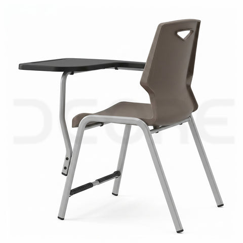 Geometric Student Study Chair with Writing Pad - DCORE
