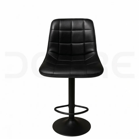 Modern Quilted Faux Leather Bar Stool - DCORE