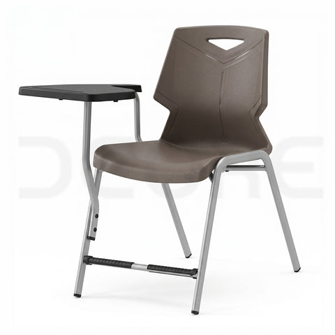 Geometric Student Study Chair with Writing Pad - DCORE