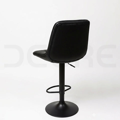 Modern Quilted Faux Leather Bar Stool - DCORE