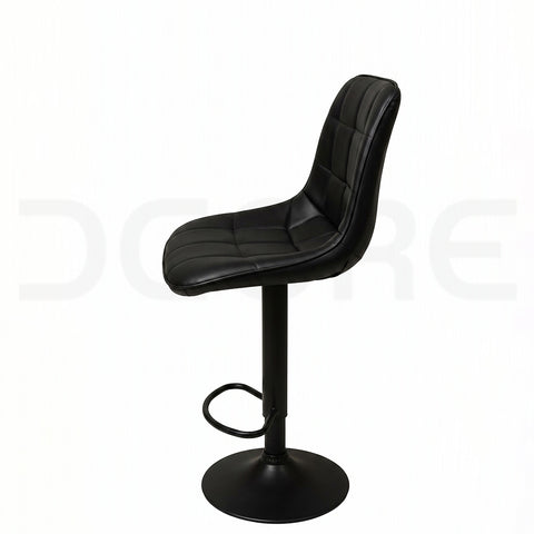 Modern Quilted Faux Leather Bar Stool - DCORE