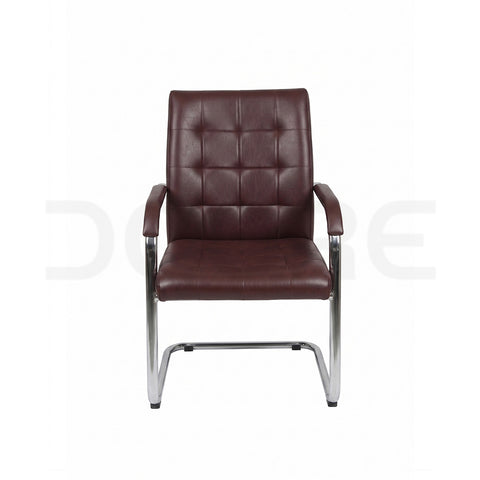 Executive Burgundy Leather Office Chair - DCORE