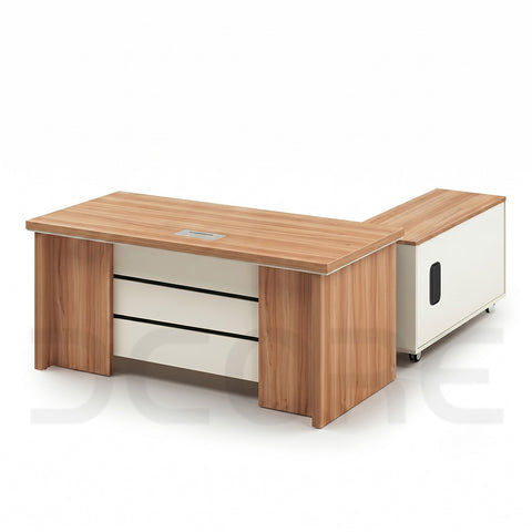 Professional Managerial L-Shaped Table - DCORE
