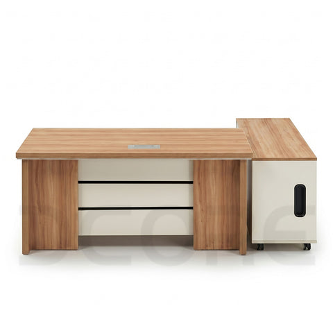 Professional Managerial L-Shaped Table - DCORE