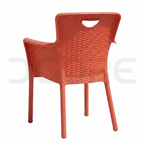 Elite Full-Woven Rattan Molded Chair -DCORE