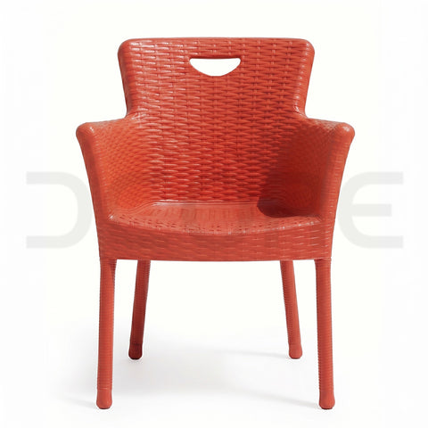 Elite Full-Woven Rattan Molded Chair -DCORE