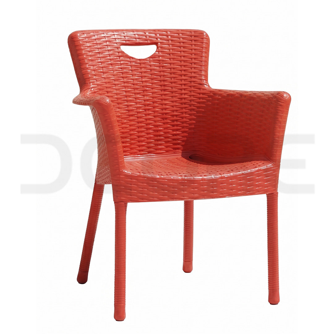 Elite Full-Woven Rattan Molded Chair -DCORE