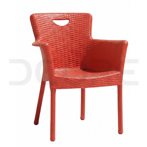 Elite Full-Woven Rattan Molded Chair -DCORE