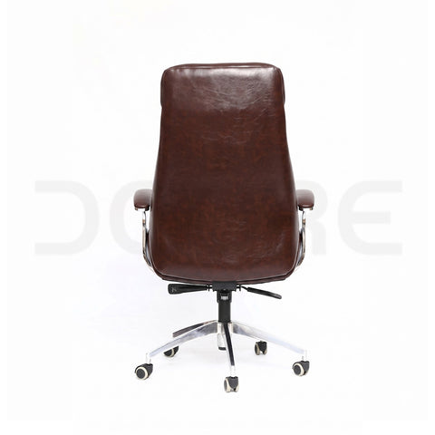 Premium High-Back Tufted Leather Executive Office Chair - DCORE