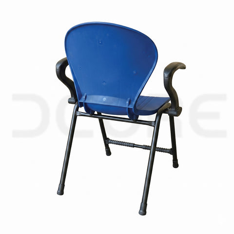 ErgoFlex Cobalt Blue Accent Chair with Armrests - DCORE