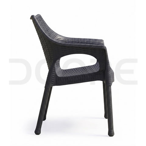 Elite Full-Woven Rattan Visitor Chair - DCORE