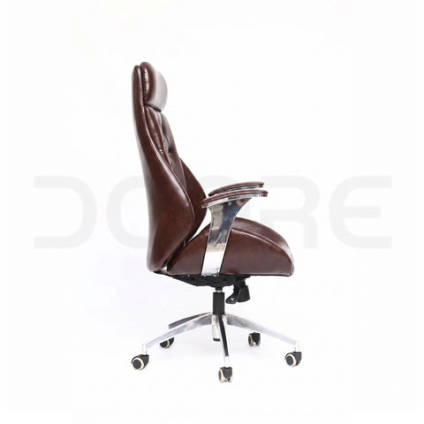 Premium High-Back Tufted Leather Executive Office Chair - DCORE