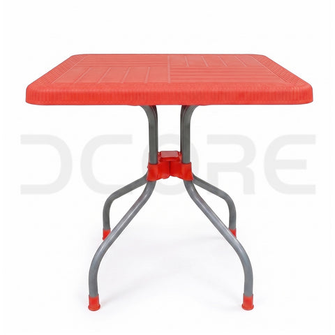 Contemporary Square Pedestal Molded Table - DCORE