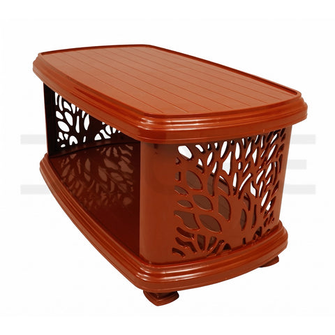 Elegant Web-Pattern Center Table - DCORE