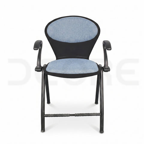 Ergonomic Upholstered Study Chair with Armrests - DCORE