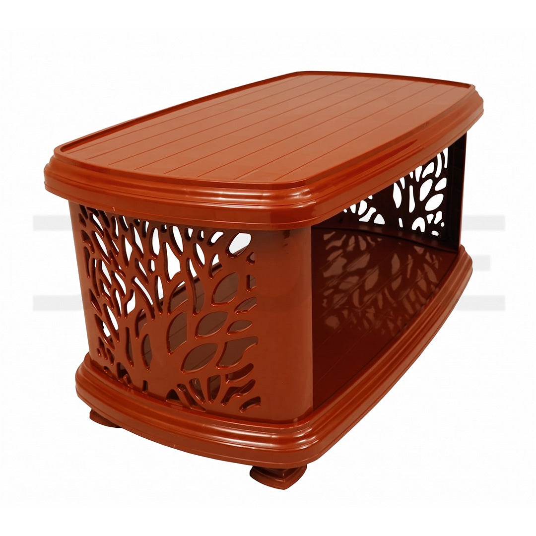 Elegant Web-Pattern Center Table - DCORE