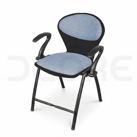 Ergonomic Upholstered Study Chair with Armrests - DCORE