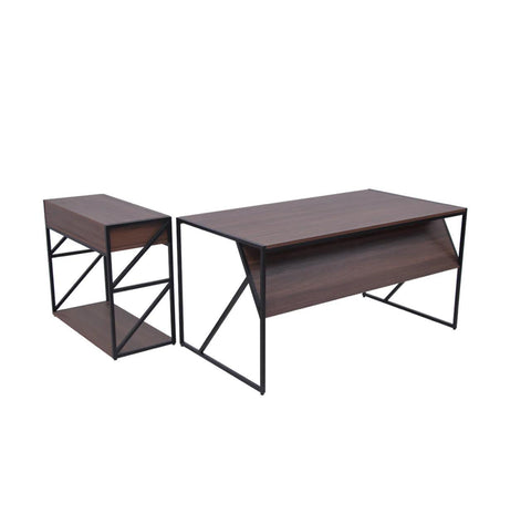 Modern Office Table with Side Rack