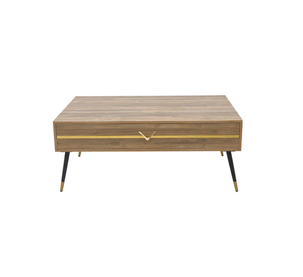 Modern Rectangular Coffee Table with Storage Drawer