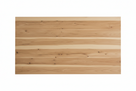 Modern Industrial Rectangular Planked Wood Table
